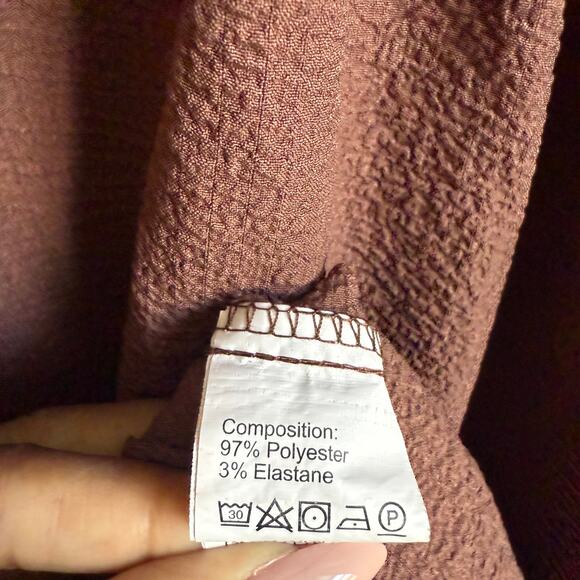 Shein sz L Brown Embroidered milkmaid Festival Sleeveless maxi‎ dress - Picture 8 of 8